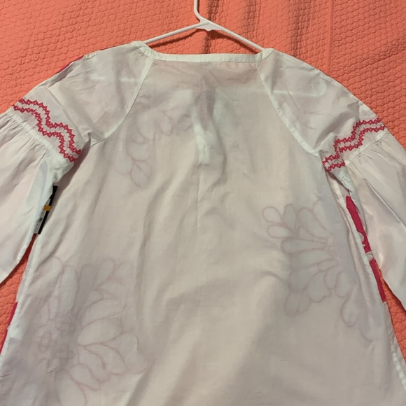 crown  & ivy top white pink- New Romantic Style from Belk - Picture 5 of 10